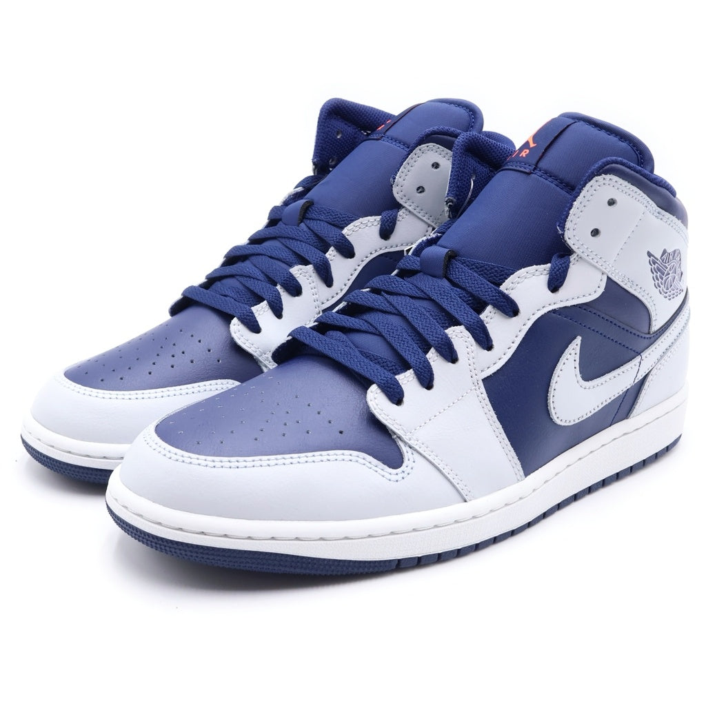 NIKE(ナイキ) AIR JODAN 1 MID Blue Void DQ8426-403 エアジョーダン1 ミッド ブルーボイド ミッドカットスニーカー シューズ ブルー/ホワイト US10.5/28.5cm