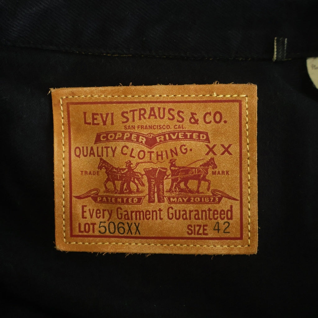 Levi's(リーバイス) VINTAGE CLOTHING 1936年モデル TYPE I デニム ジャケット“1st”OVER-DYE BLACK LVC リーバイス 後染め 0033E-0000