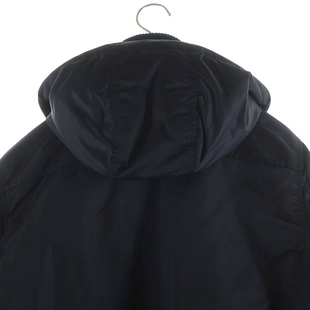 ALPHA INDUSTRIES(アルファ インダストリーズ) Hooded Rib Jacket フーデッドリブジャケット ブラック TA1716-001 レディース