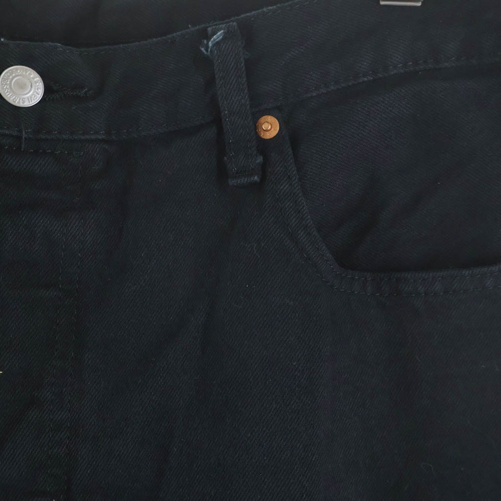 Levi's(リーバイス) リーバイスプレミアム 501 BIG E ボタン裏刻印8520 デニムパンツ ブラック