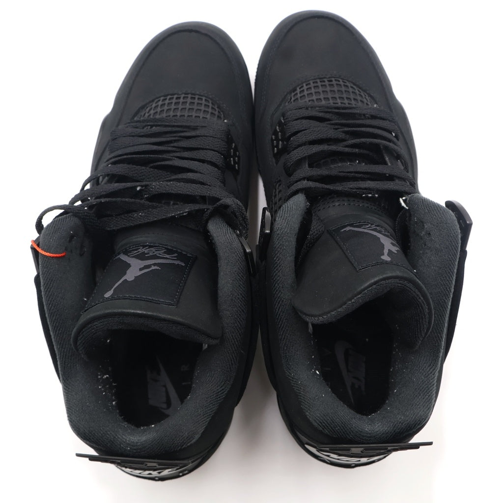 NIKE(ナイキ) AIR JORDAN 4 BLACK CAT ジョーダン4 ブラックキャット ハイカットスニーカー ブラック US11/29cm CU1110-010
