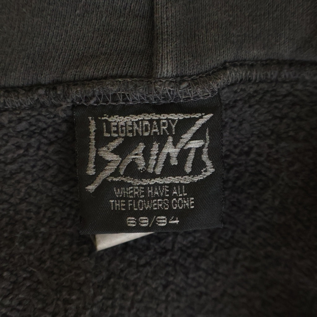 SAINT MICHAEL(セントマイケル) BOUNTY HUNTER ZIP HOODIE SNT HUNTER ジップアップパーカー フーディー グレー SM-MK8ー0000-C32