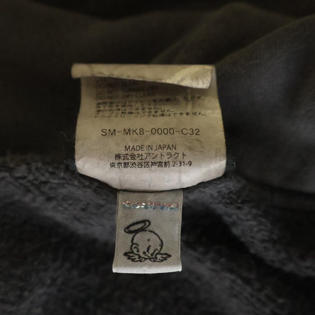 SAINT MICHAEL(セントマイケル) BOUNTY HUNTER ZIP HOODIE SNT HUNTER ジップアップパーカー フーディー グレー SM-MK8ー0000-C32