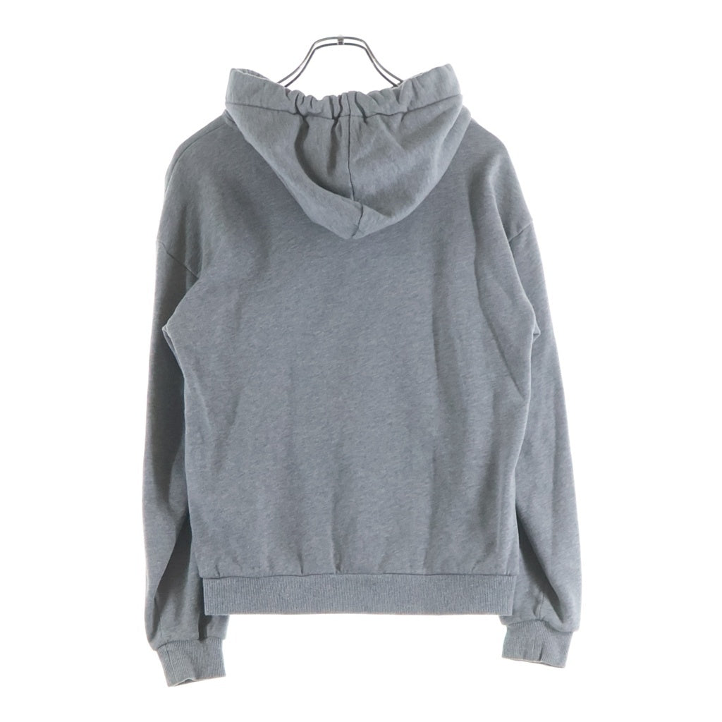 CELINE(セリーヌ) 21AW Loose Sweatshirt In Cotton Fleece ドローコード フーディー スウェット プルオーバーパーカー グレー 2Y468670Q