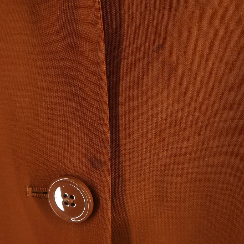 MM6 Maison Margiela(エムエムシックスメゾンマルジェラ) 20SS DOUBLE BREASTED WOOL COAT ピークドラペル ダブルブレスト ウールコート オレンジ S52AA0093