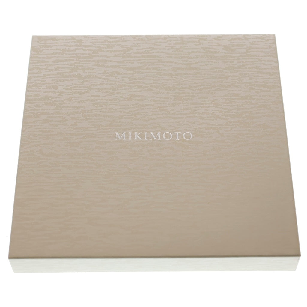 MIKIMOTO(ミキモト) パールデザイン シルク スカーフ ブラック レディース