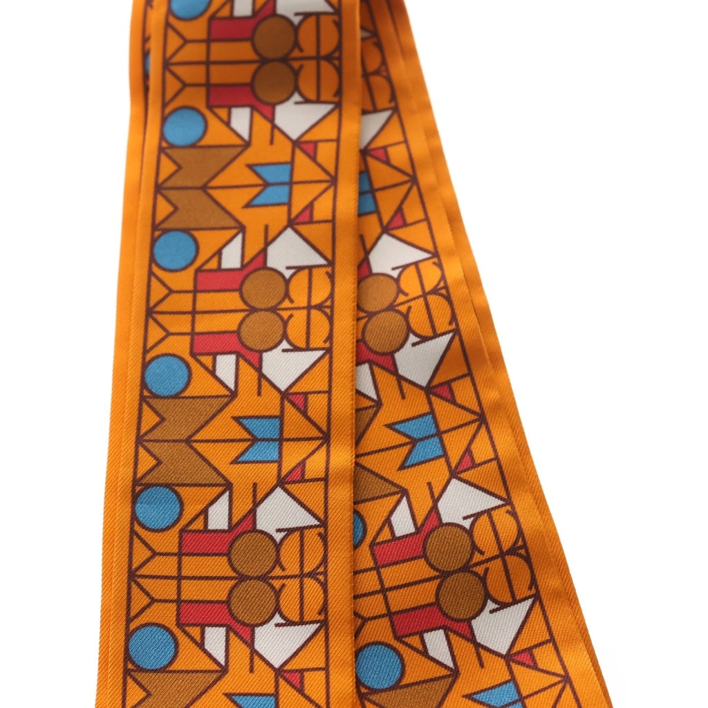 HERMES(エルメス) Moynat Silk Scarf 総柄デザイン シルク スカーフ
