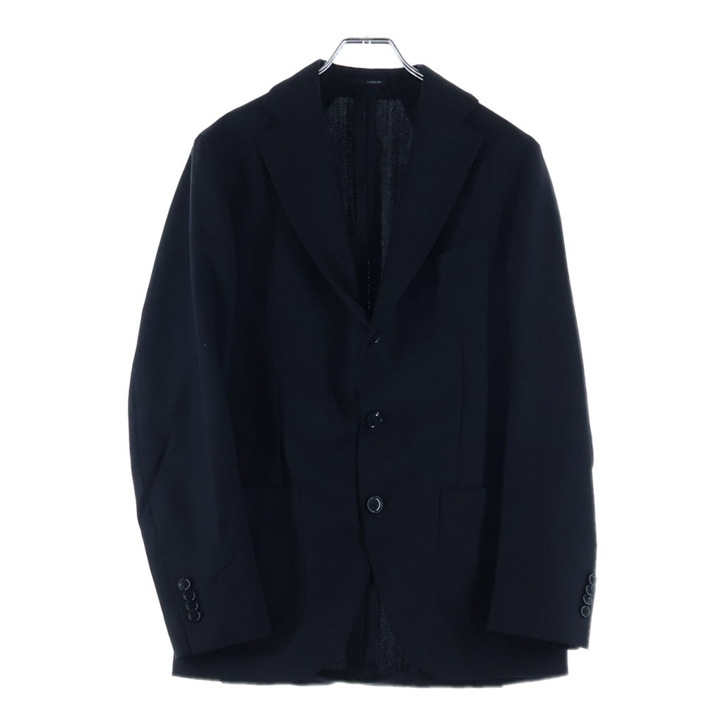 LARDINI(ラルディーニ) マルチポケット ウール シングルテーラードジャケット ブラック