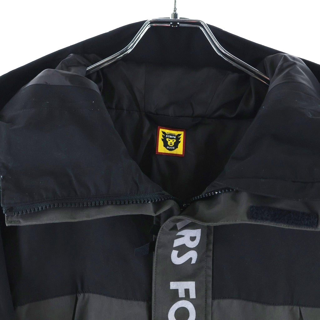 HUMAN MADE(ヒューマンメイド) 3LAYER SHELL JACKET スリーレイヤー フーデッド シェルナイロンジャケット グレー