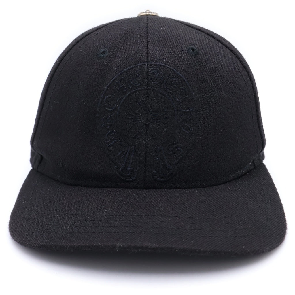 CHROME HEARTS(クロムハーツ) BASEBALL TRUCKER CAP ホースシュー刺繍 ベースボール トラッカーキャップ 帽子 ブラック