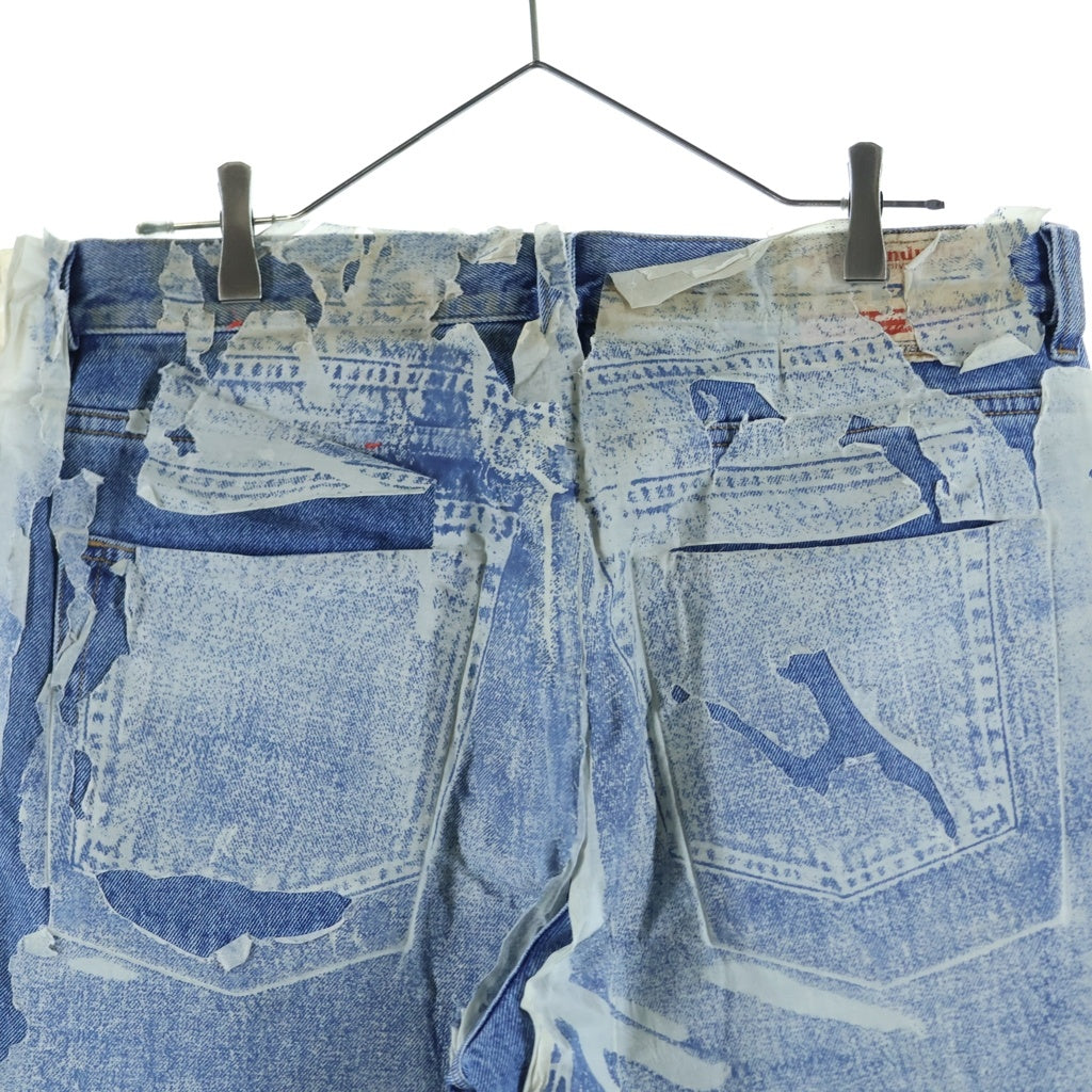 DIESEL(ディーゼル) Denim trousers デニムトラウザーズ ダメージ加工 インディゴ 007K3