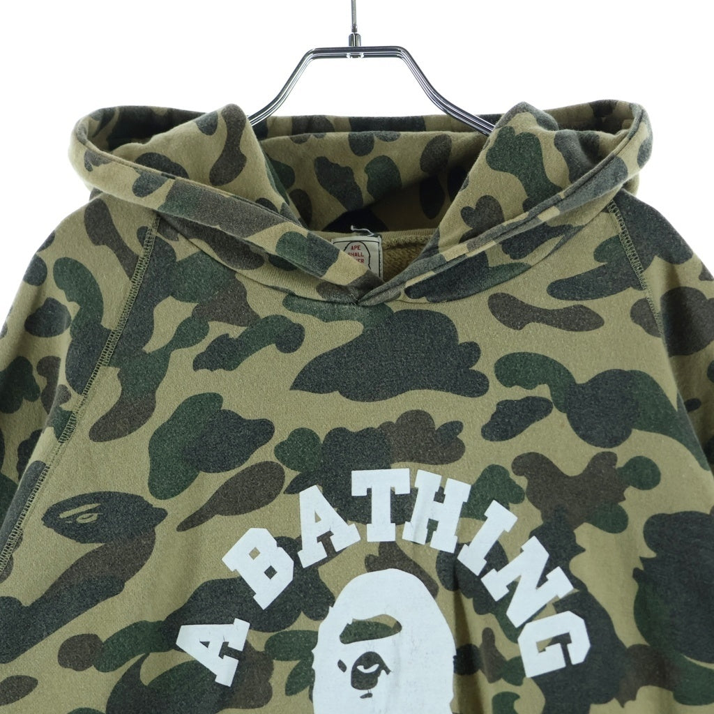A BATHING APE(アベイシングエイプ) 1st CAMO COLLEGE PULLOVER HOODIE
