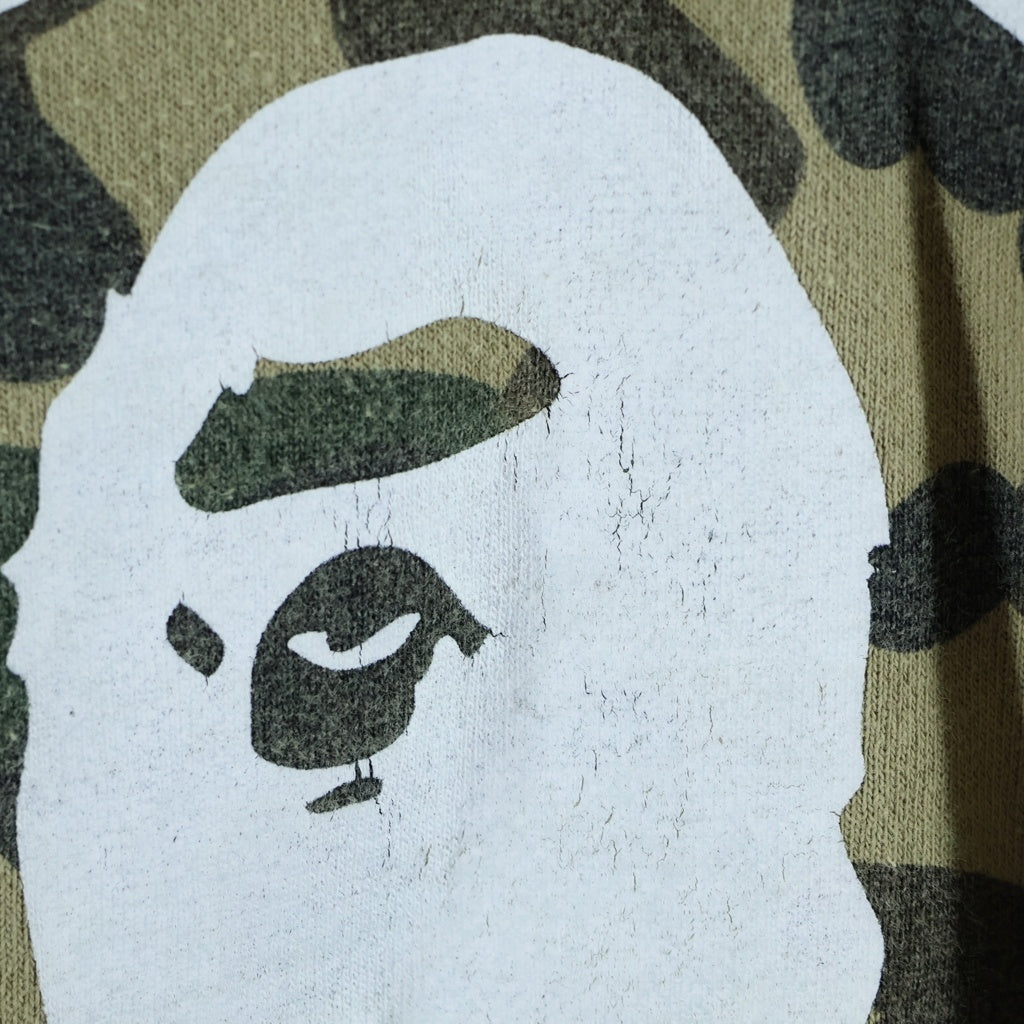 正規品A BATHING APE 1stcamo half【本日限定価格】 A BATHING APE(アベイシングエイプ) 1st CAMO COLLEGE PULLOVER HOODIE