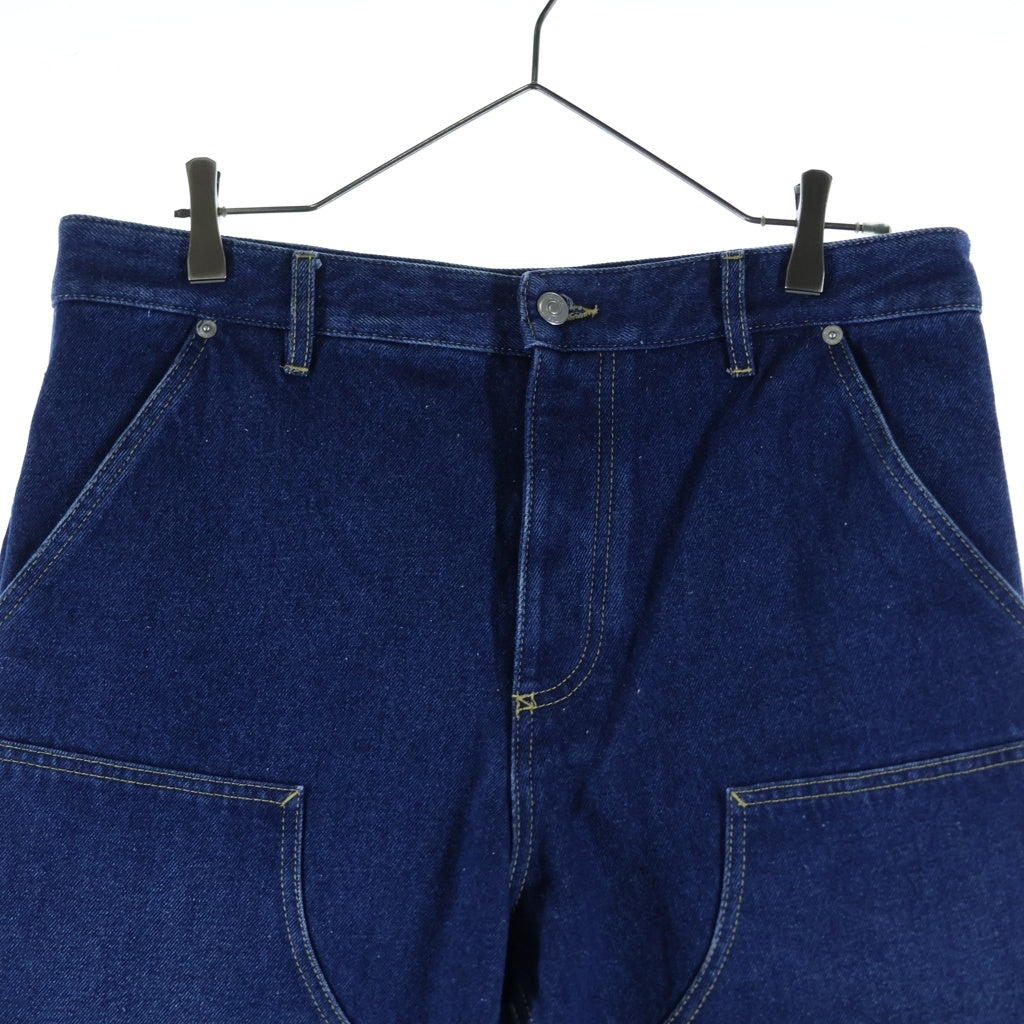 DIOR(ディオール) 21AW エンブロイダリーロゴデザイン マルチポケット ダブルニー デニムパンツ インディゴ 443D182A389X