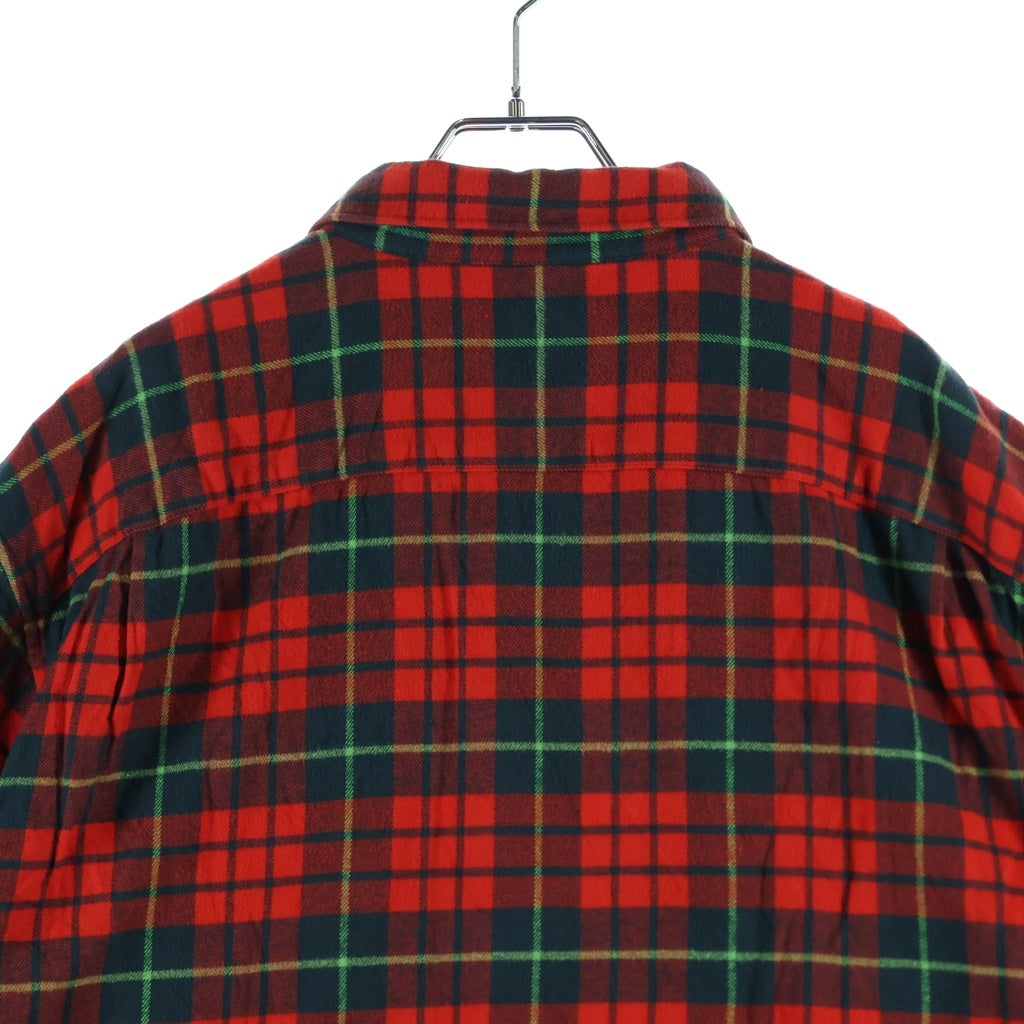 SUPREME(シュプリーム) 23SS UNDERCOVER S/S Flannel Shirt アンダーカバー アラビックプリント半袖フランネルシャツ レッド