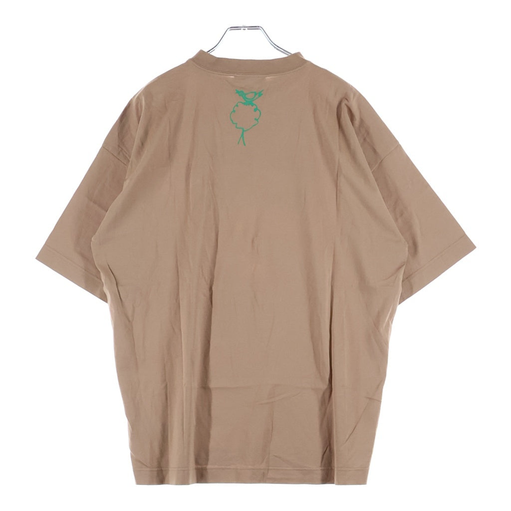 BURBERRY(バーバリー) ×Vivienne Westwood ヴィヴィアンウエストウッド フロントプリント 半袖Tシャツ カットソー ブラウン 8010497