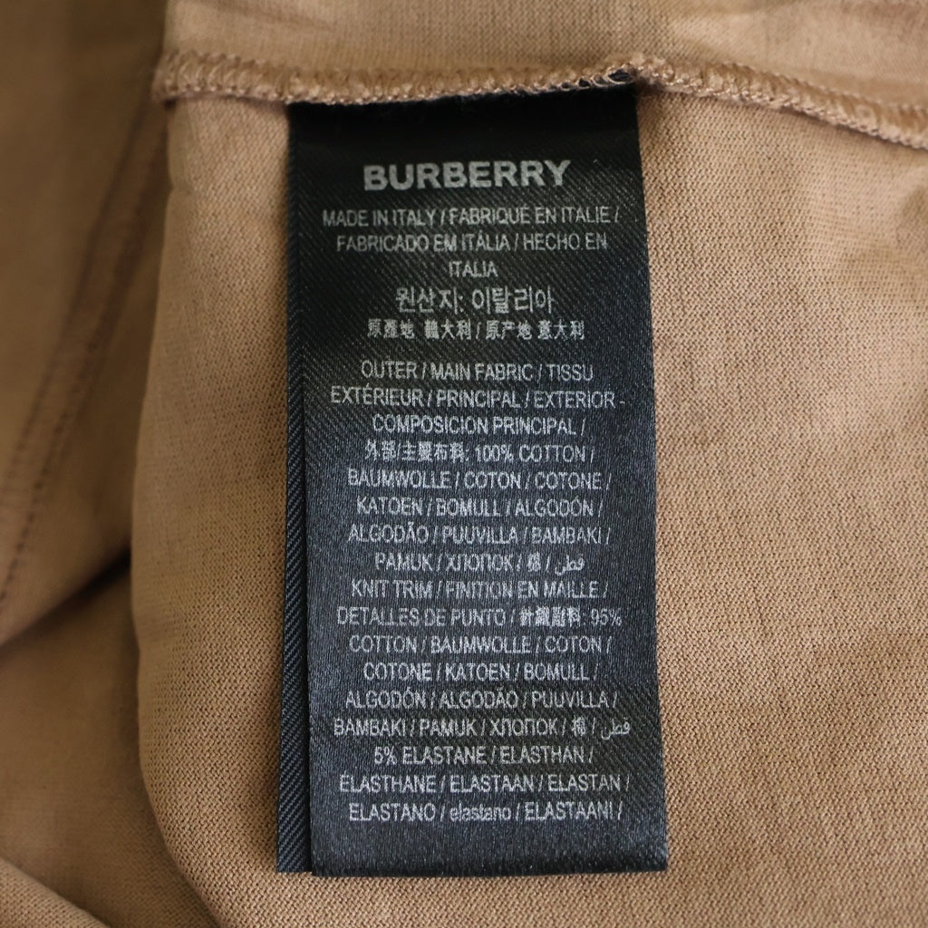 BURBERRY(バーバリー) ×Vivienne Westwood ヴィヴィアンウエストウッド フロントプリント 半袖Tシャツ カットソー ブラウン 8010497