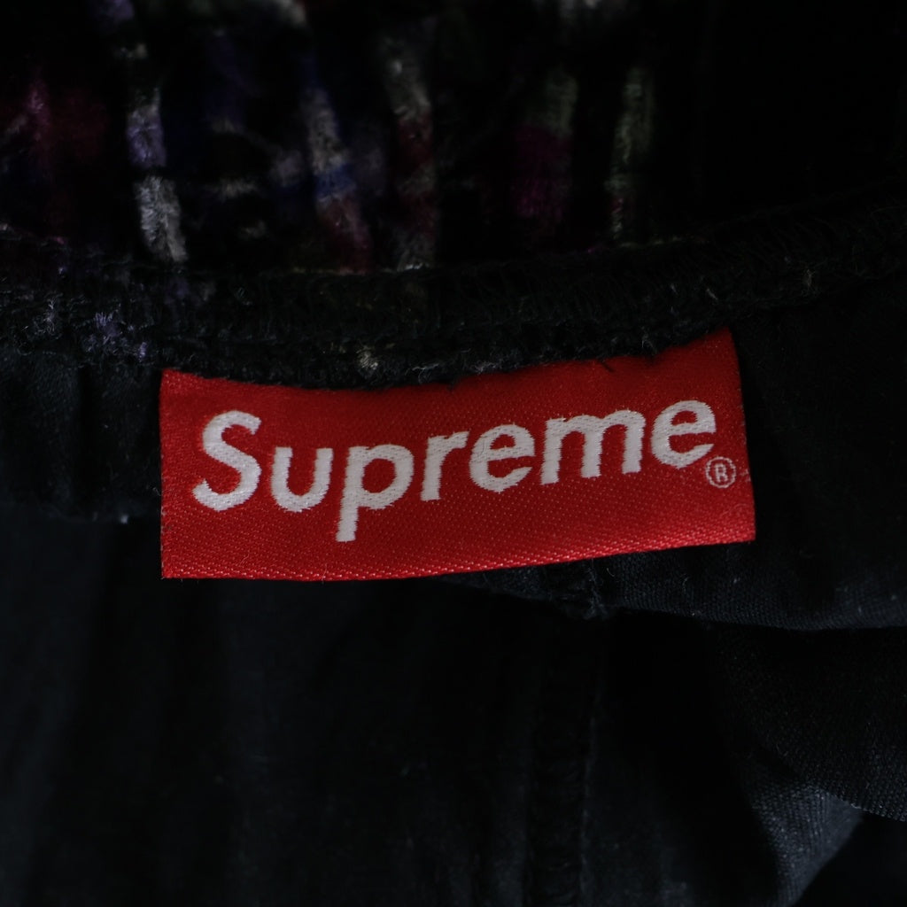 SUPREME(シュプリーム) 19AW Floral Velour Short フローラル ベロア