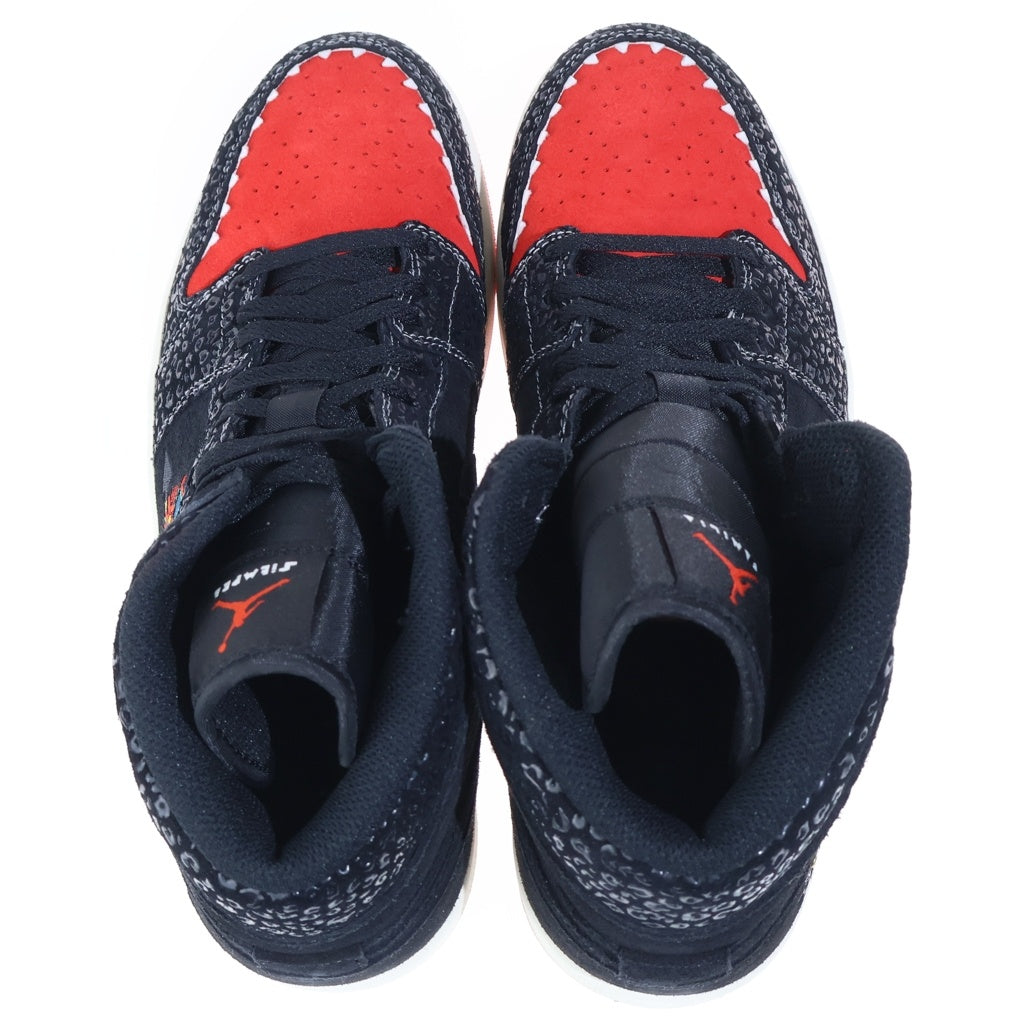 NIKE(ナイキ) Air Jordan 1 Mid-Century Empre Familia エアジョーダン 1 ミッドシエンプレファミリア ミッドカットスニーカー ブラック/レッド US11/29cm DN4904-001