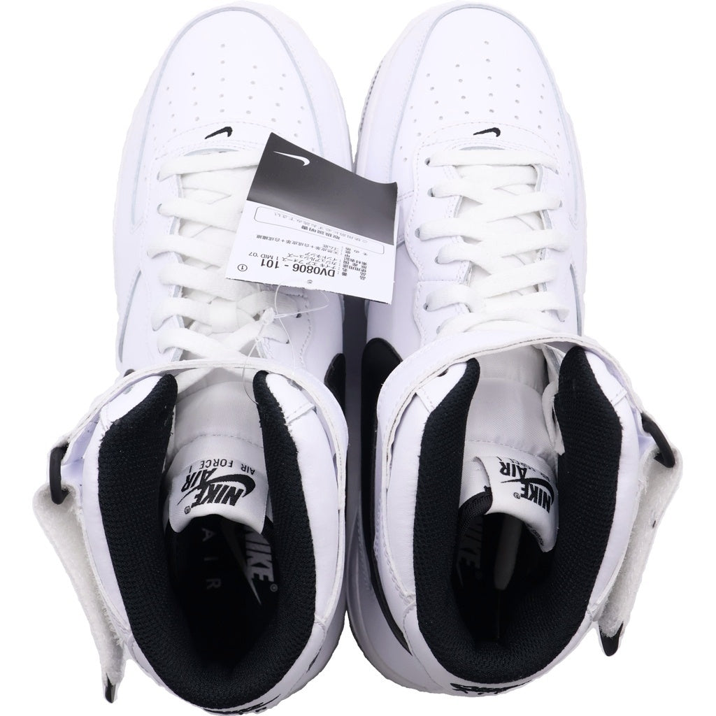 NIKE(ナイキ) Air Force 1 Mid エアフォース 1 ミッドカットスニーカー ブラック/ホワイト US11/29cm DV0806-101
