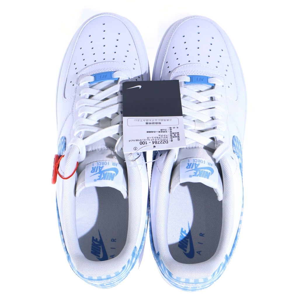 NIKE(ナイキ) AIR FORCE 1 07 ESS TREND エアフォース1 07 ミスティックレッド ギンガム ローカットスニーカー ホワイト/ブルー US12/29cm DZ2784-101