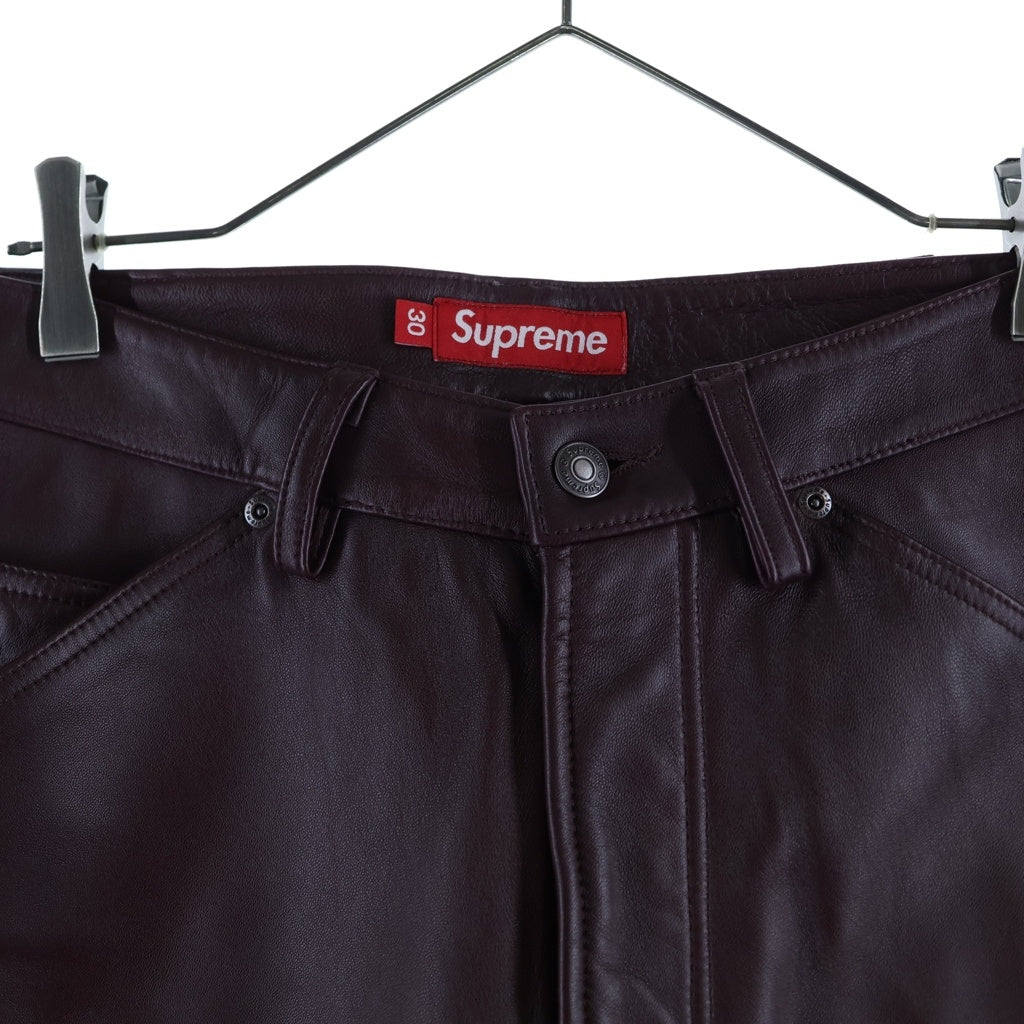 SUPREME(シュプリーム) 26SS Leather Double Knee Painter Short