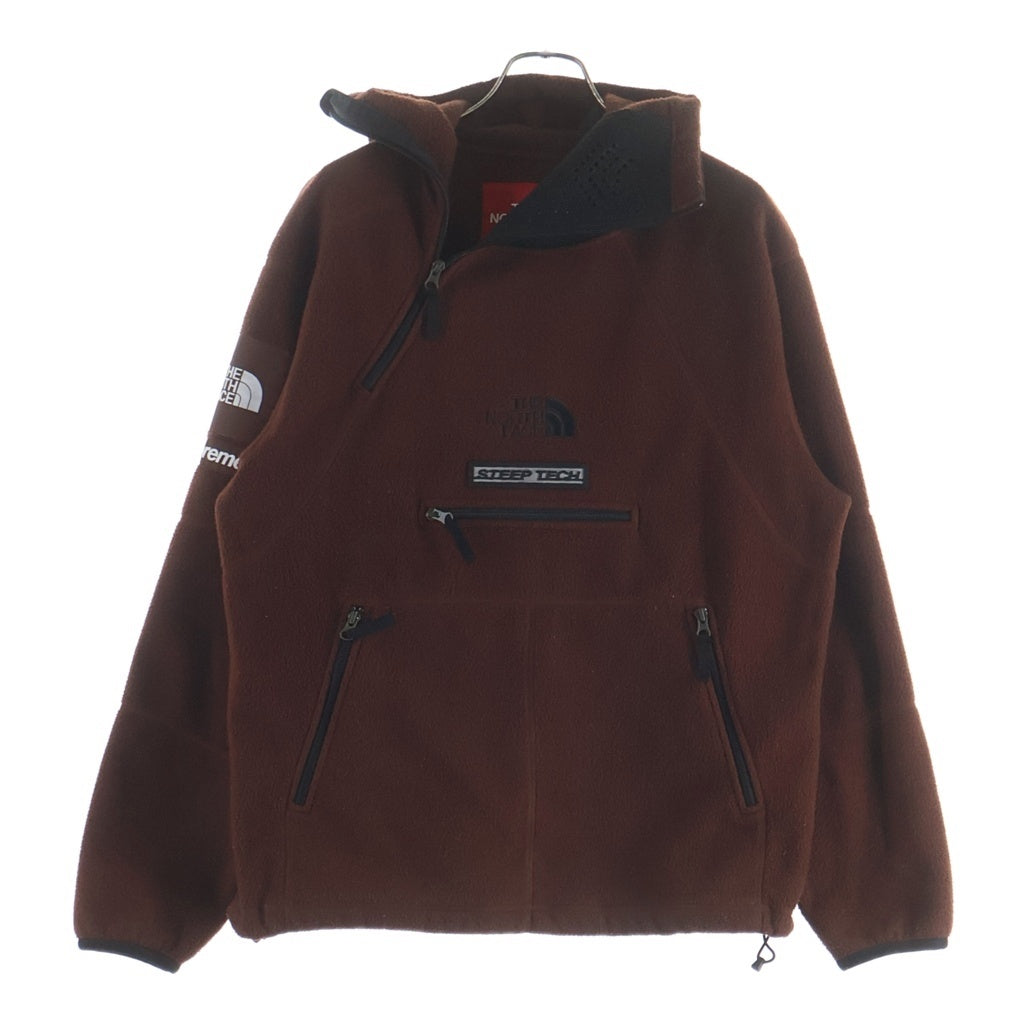 SUPREME(シュプリーム) 22AW ×THE NORTH FACE Steep Tech Fleece Pullover ザ・ノース・フェイス スティープテック フリースプルオーバー アウター ブラウン NA522081