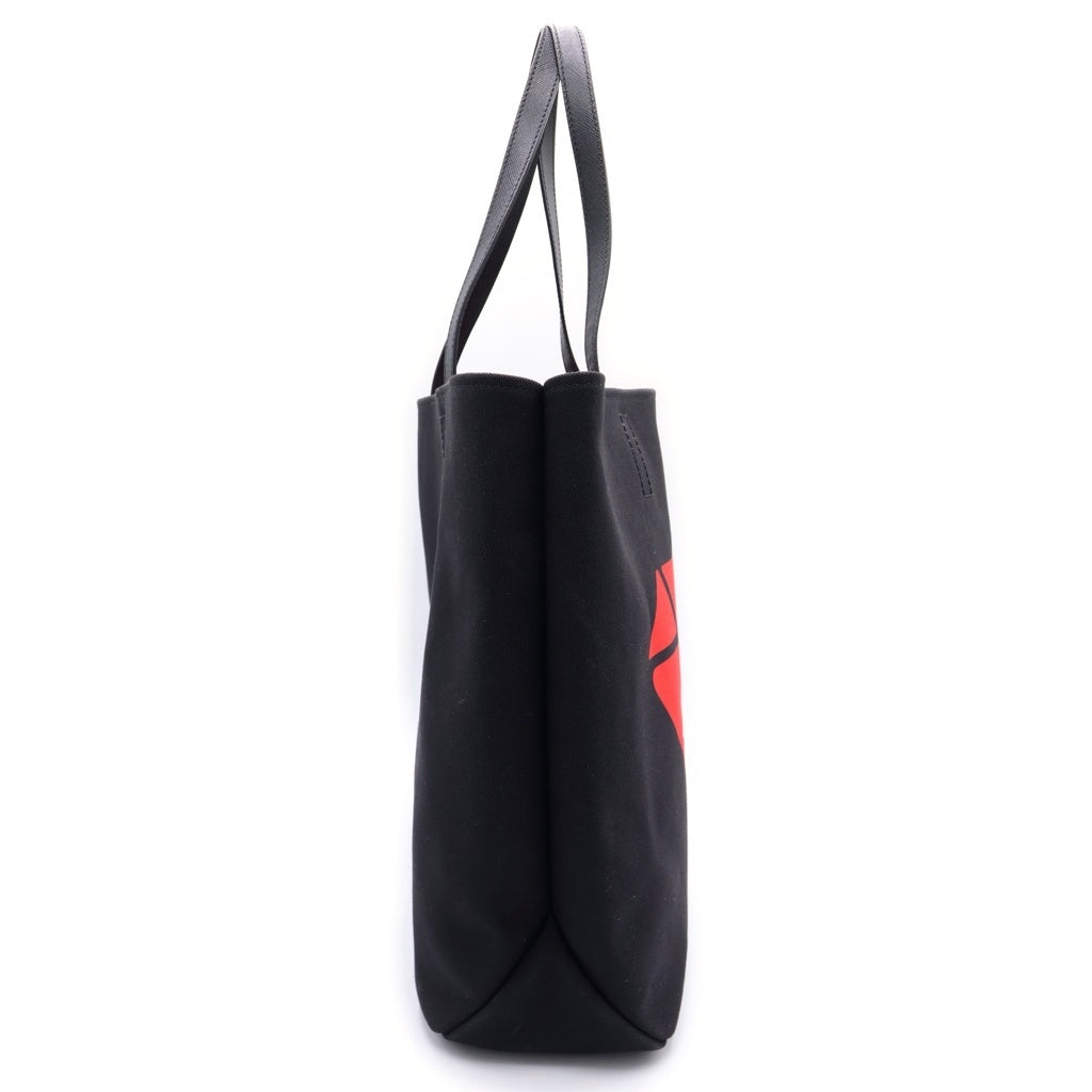 PRADA(プラダ) Logo Canvas Tote Bag ロゴキャンパストートバッグ ブラック 65327036