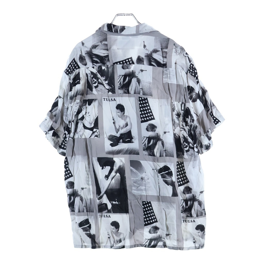 WACKO MARIA(ワコマリア) LARRY CLARK TULSA HAWAIIAN SHIRT ラリークラーク タルサ ハワイアンシャツ 半袖シャツ ホワイト
