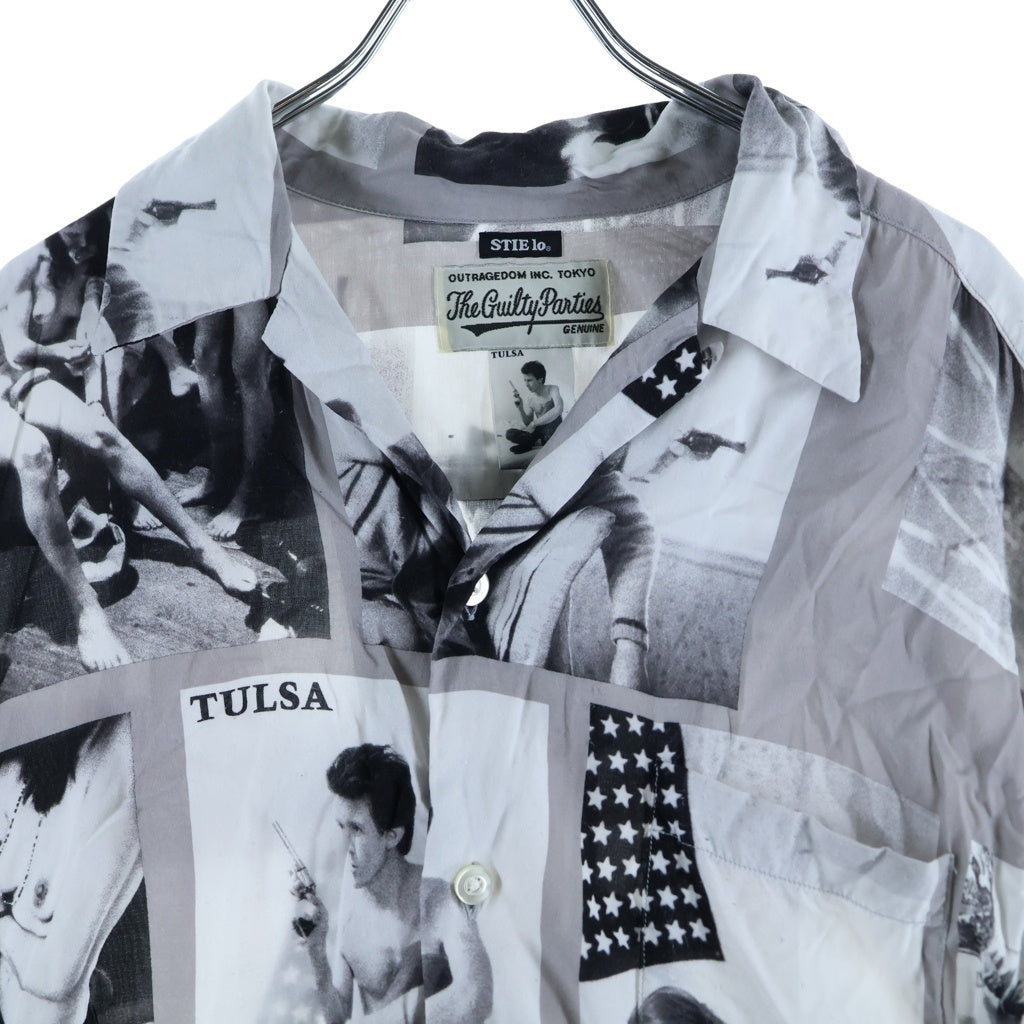 WACKO MARIA(ワコマリア) LARRY CLARK TULSA HAWAIIAN SHIRT ラリークラーク タルサ ハワイアンシャツ 半袖シャツ ホワイト