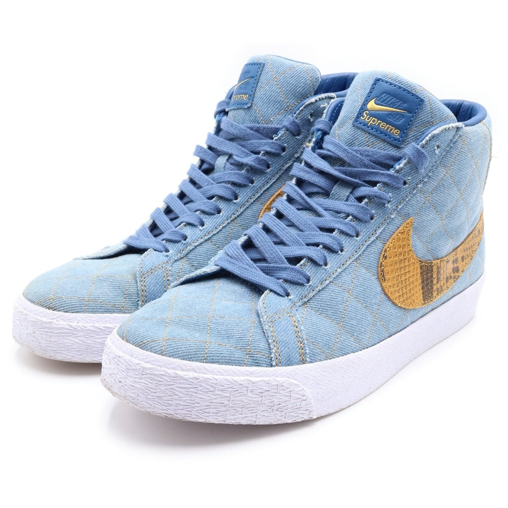 NIKE(ナイキ) 22AW ×SUPREME ZOOM BLAZER MID QS DENIM シュプリーム
