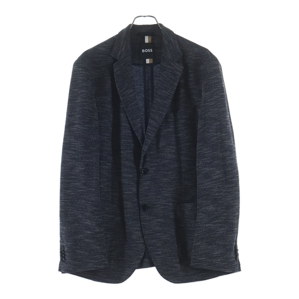 BOSS(ボス) Wool Striped Tailored Jacket ウール ストライプ テーラードジャケット グレー 50537478