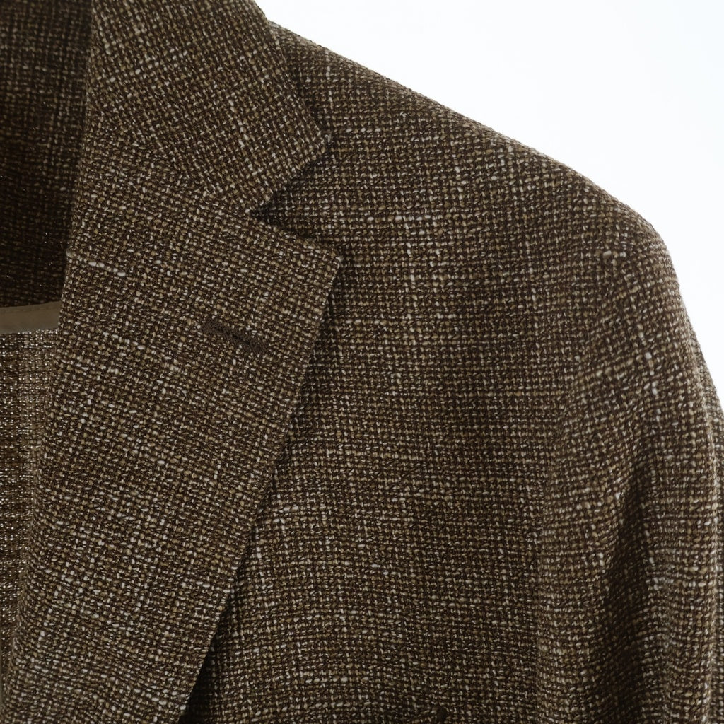 BOSS(ボス) Micro Pattern Tailored Jacket マイクロパターンテーラードジャケット ブラウン 50540668