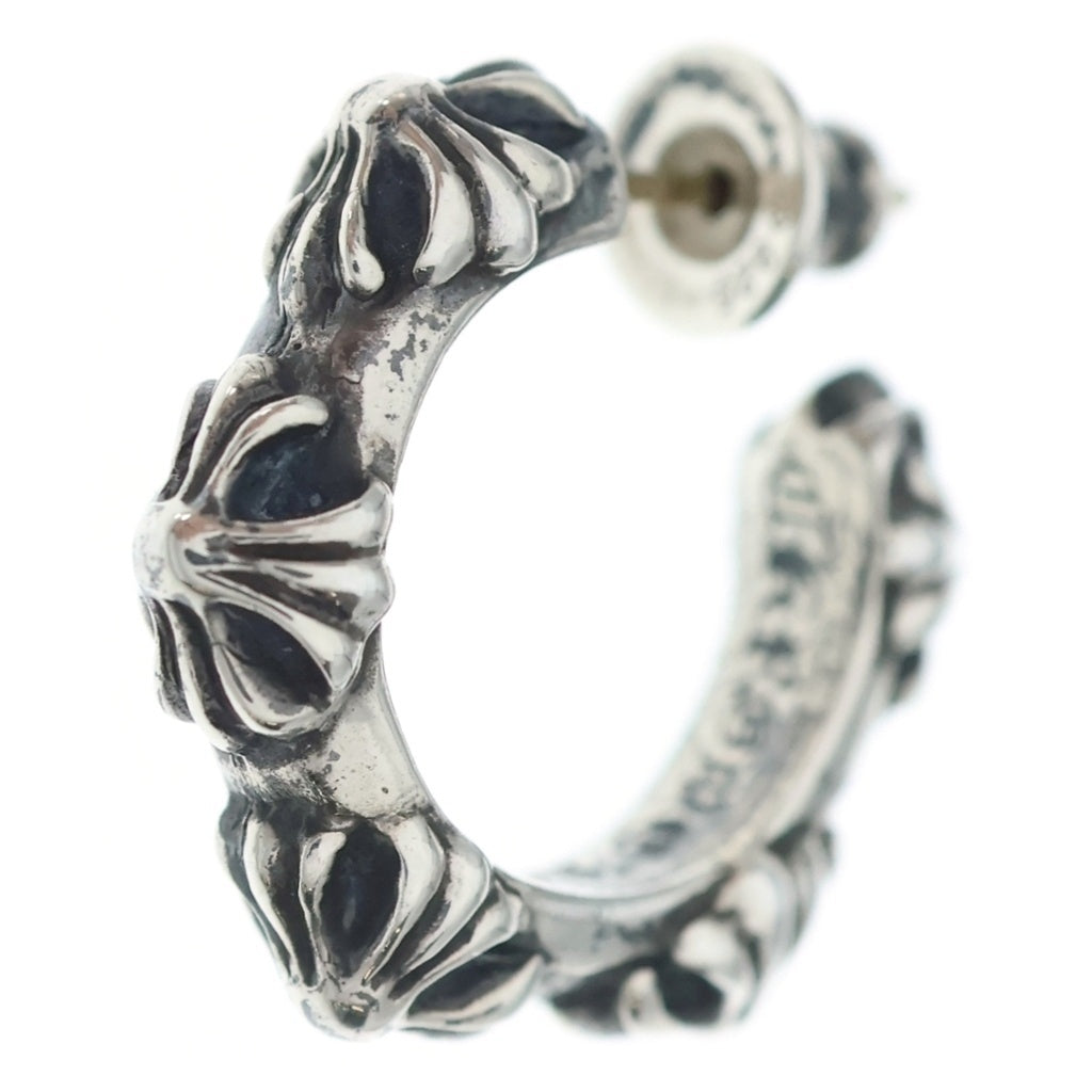 CHROME HEARTS(クロムハーツ) HOOP CROSS クロスバンド フープピアス シルバー BCA100