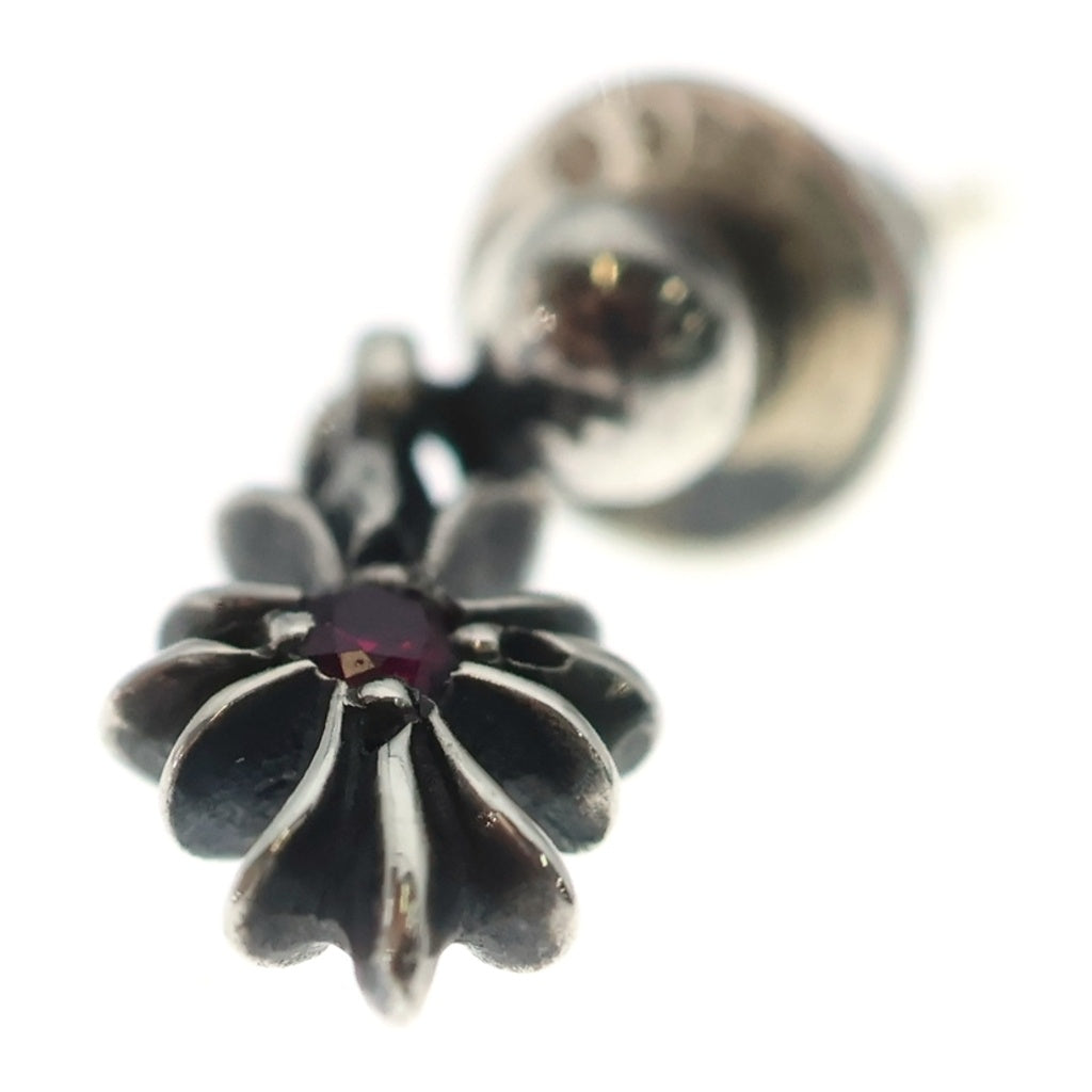 CHROME HEARTS(クロムハーツ) TNY E CH PLS RUBY タイニーE CHプラス ドロップピアス ルビー シルバー