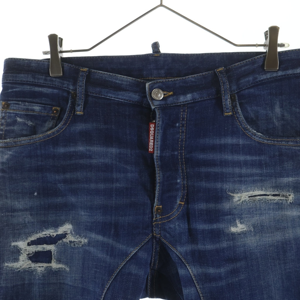 DSQUARED2(ディースクエアード) 23AW TIDY BIKER JEAN タイディ バイカージーン スキニーパンツ インディゴ S74LB1334