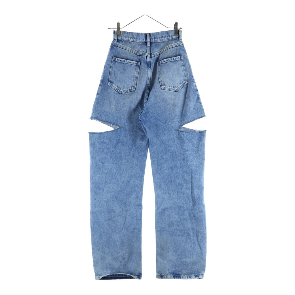 Maison Margiela(メゾンマルジェラ) 23AW SLASH DETAIL DENIM PANTS ダメージ加工 デニムパンツ インディゴ S51LA0051