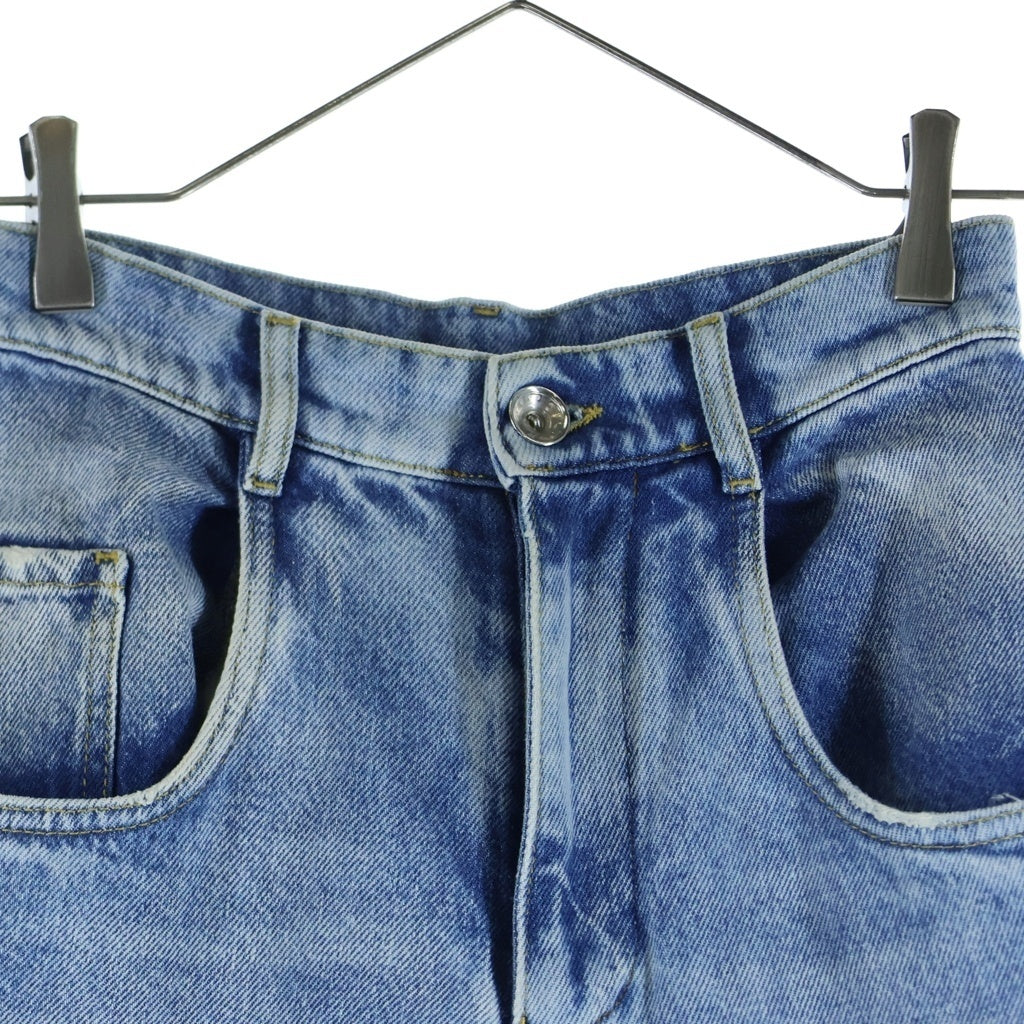 Maison Margiela(メゾンマルジェラ) 23AW SLASH DETAIL DENIM PANTS ダメージ加工 デニムパンツ インディゴ S51LA0051