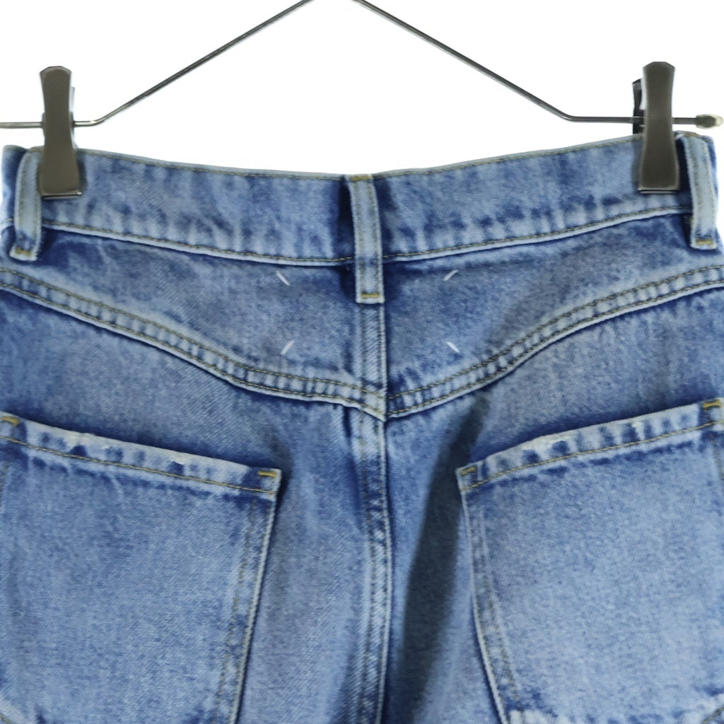 Maison Margiela(メゾンマルジェラ) 23AW SLASH DETAIL DENIM PANTS ダメージ加工 デニムパンツ インディゴ S51LA0051