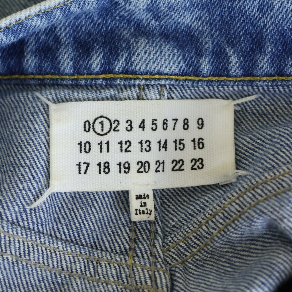 Maison Margiela(メゾンマルジェラ) 23AW SLASH DETAIL DENIM PANTS ダメージ加工 デニムパンツ インディゴ S51LA0051