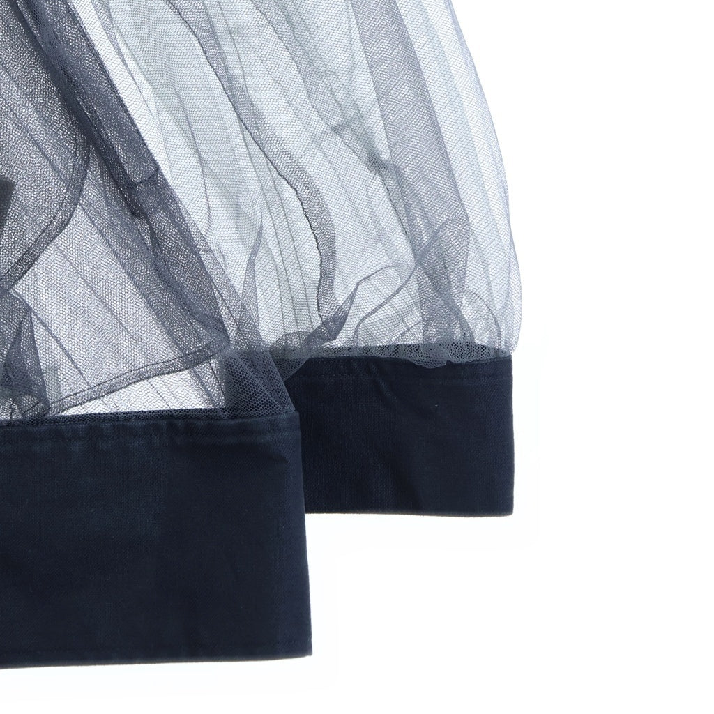 PRANK PROJECT(プランクプロジェクト) Cocoon Sleeve Tulle Blouson コットンスリーブ チュールブラウス グレー 31251215102