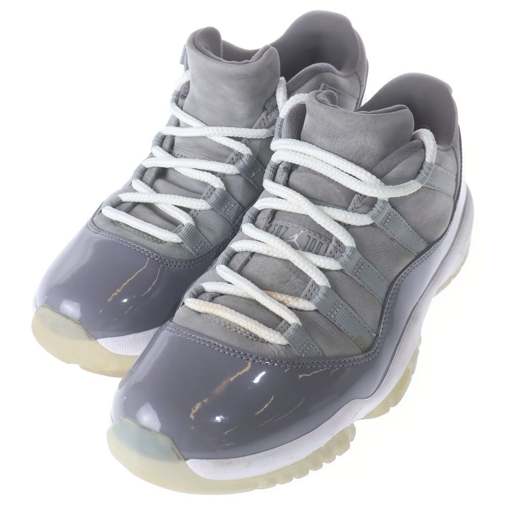 NIKE(ナイキ) Air Jordan 11 Low エアジョーダン11 ローカットスニーカー グレー US8.5/26.5cm 528895-003