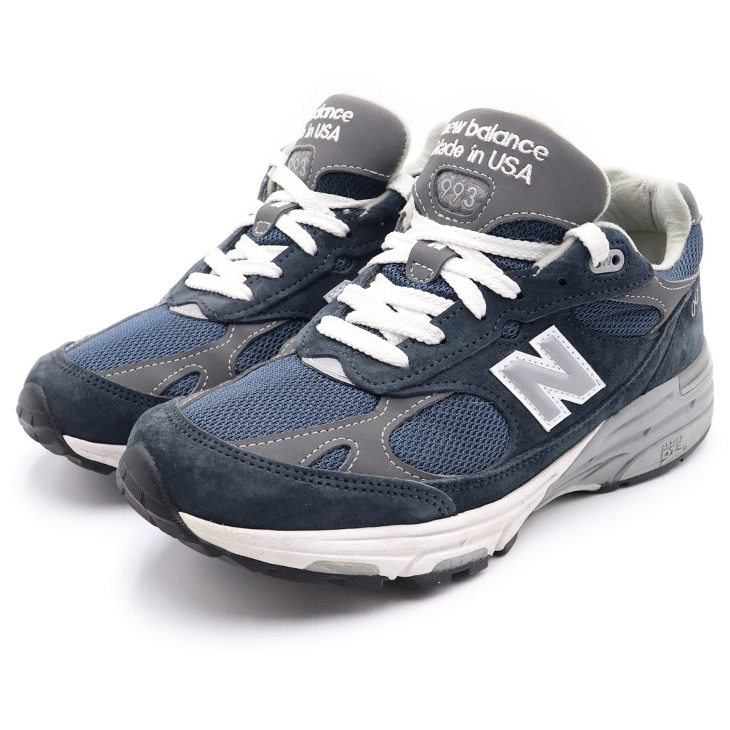 New Balance(ニューバランス) MR993NV スエードメッシュ ローカットスニーカー ネイビー US7/25cm