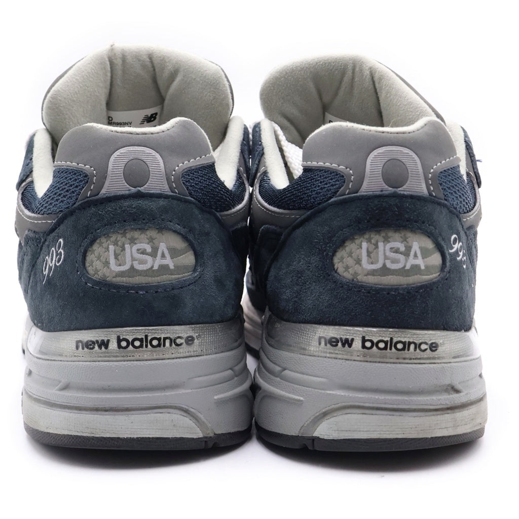 New Balance(ニューバランス) MR993NV スエードメッシュ ローカットスニーカー ネイビー US7/25cm