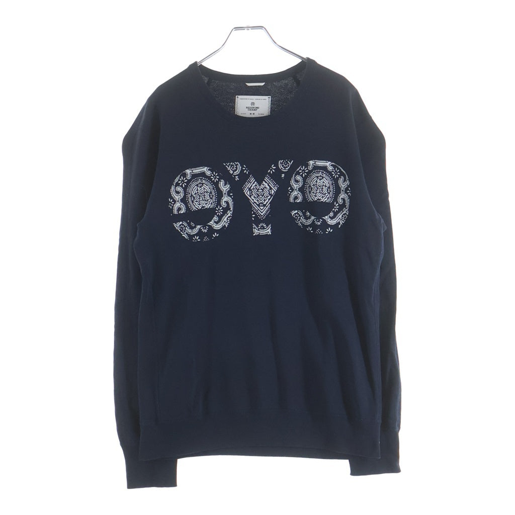JUNYA WATANABE COMME des GARCONS ジュンヤワタナベ コムデギャルソン Front Print Sweatshirt フロントプリントスウェット トレーナー ネイビー WI-T905 JUNYA WATANABE COMME des GARCONS(ジュンヤワタナベ コムデギャルソン