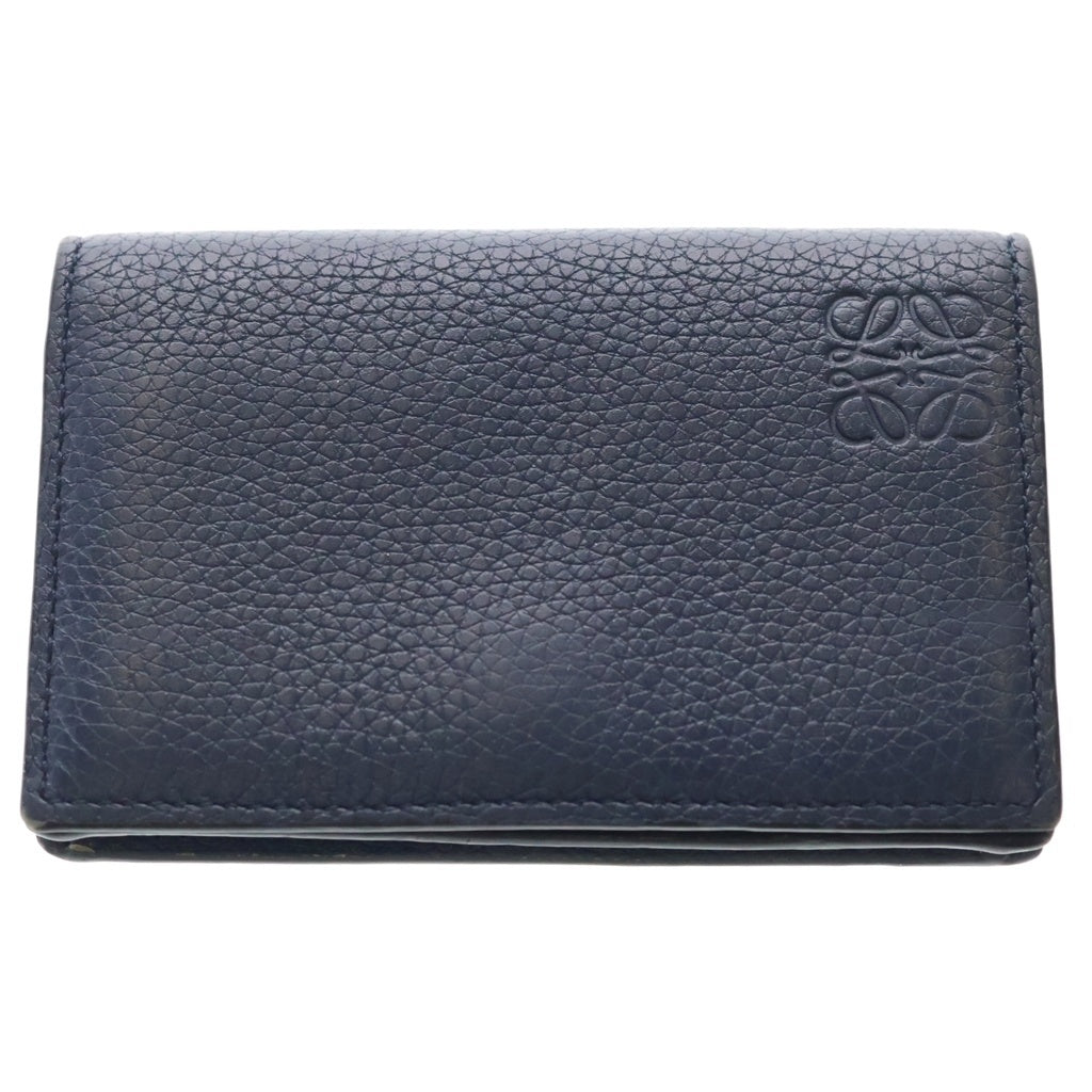 LOEWE(ロエベ) ビジネスカードホルダー 名刺入れ ネイビー レディース