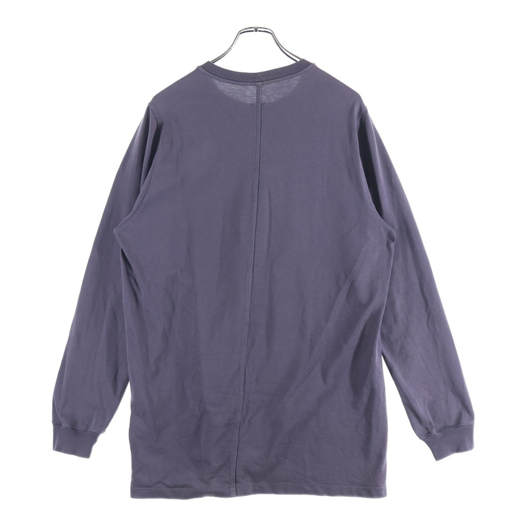 Rick Owens(リックオウエンス) 17AW Cotton Long Sleeved T-Shirt コットン長袖Tシャツ パープル RU17F8283