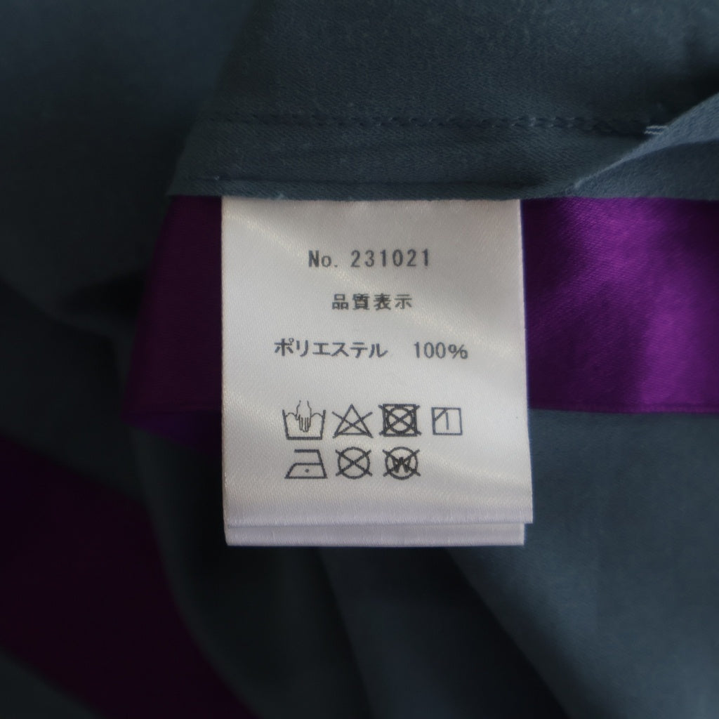 amok(アモク) ステッチデザイン 開襟 半袖シャツ グレー 231021