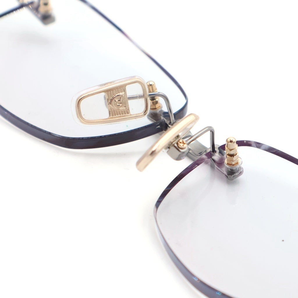 DITA(ディータ) 25SS TRYSIM75 ロゴデザイン リームレス サングラス 眼鏡 シルバー DTX182-A-03