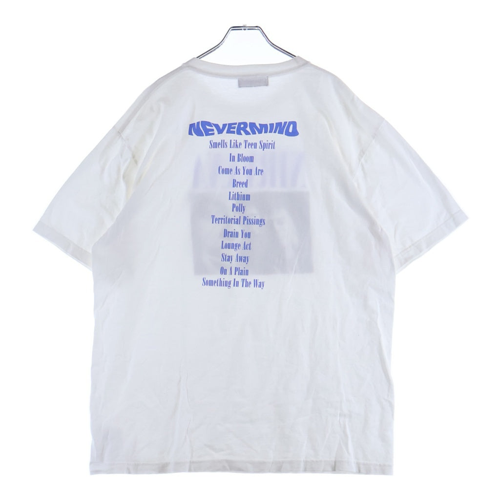 WIND AND SEA(ウィンダンシー) NIRVANA ニルヴァーナ プリント 半袖Tシャツ カットソー ホワイト WDS-O-NVN-25-Q4-02